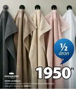 JYSK NORA törölköző ajánlat