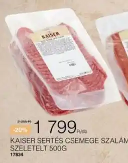 Chef Market Kaiser sertés csemege szalámi szeletelt ajánlat