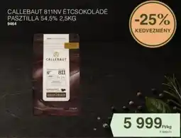 Chef Market Callebaut étcsokoládé ajánlat
