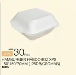 Chef Market Hamburger habdoboz xps ajánlat