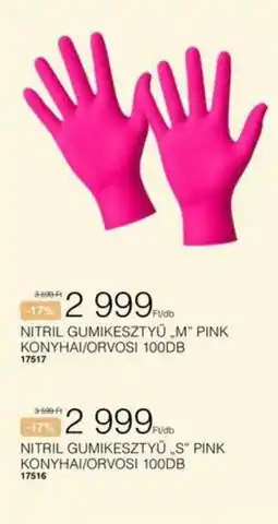 Chef Market Nitril gumikesztyu ajánlat