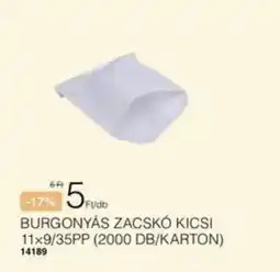 Chef Market Burgonyás zacskó kicsi ajánlat
