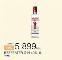 Chef Market beefeater gin ajánlat