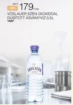 Chef Market Vöslauer szén-dioxidnal dúsított ásványvíz ajánlat