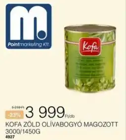 Chef Market Kofa zöld olívabogyó magozott ajánlat
