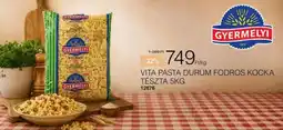 Chef Market Gyermelyi vita pasta durum fodros kocka tészta ajánlat