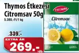 Vianni Drogéria Thymos citromsav ajánlat