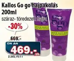 Vianni Drogéria Kallos Go go hajpakolás ajánlat