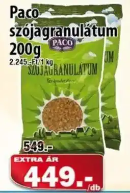 Vianni Drogéria Paco szójagranulátum ajánlat