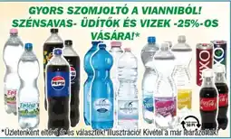 Vianni Drogéria szénsavas- üdítők és vizek ajánlat