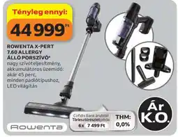 Auchan ROWENTA X-PERT 7.60 ALLERGY ÁLLÓ PORSZÍVÓ ajánlat