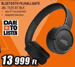 Expert Bluetooth fejhallgató JBL T525 BT BLK ajánlat
