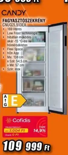 Expert Candy fagyasztószekeény ajánlat
