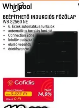 Expert Whirlpool beépíthető indukciós főzőlap wb s2560 ne ajánlat