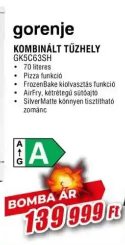 Expert gorenje kombinált tűzhely ajánlat