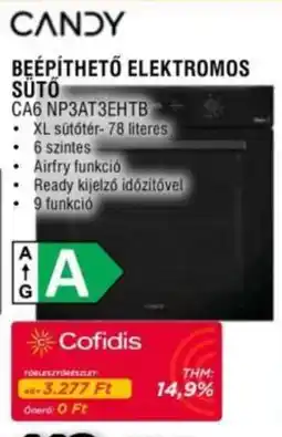 Expert Candy beépíthető elektromos sütő ajánlat