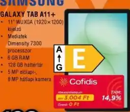 Expert Samsung galaxy tab a11+ ajánlat