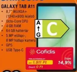 Expert Samsung galaxy tab a11 ajánlat