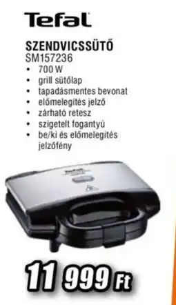 Expert Tefal szendvicssütő ajánlat