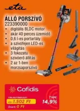 Expert eta álló porszívó ajánlat
