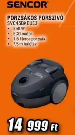 Expert Sencor porzsákos porszívó ajánlat