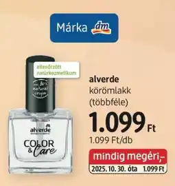 DM alverde körömlakk ajánlat