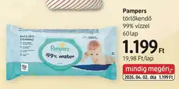 DM Pampers Törlőkendő ajánlat