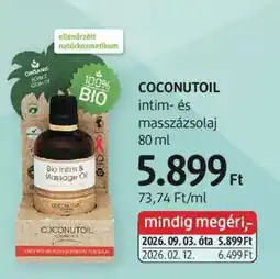 DM COCONUTOIL ajánlat