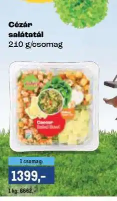 Metro Cézár salátátál ajánlat