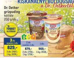 Metro Dr. Oetker Grízpuding ajánlat