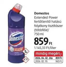 DM Domestos ajánlat
