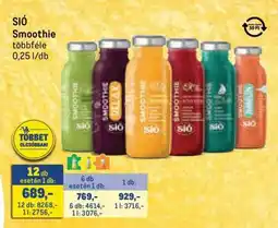Metro Sió Smoothie ajánlat