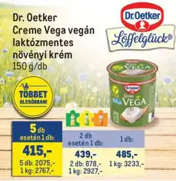 Metro DR. OETKER Creme Vega ajánlat