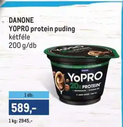 Metro Danone YoPRO protein-puding ajánlat