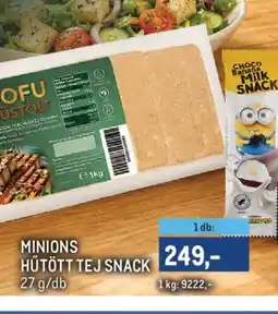 Metro MINIONS HŰTÖTT TEJ SNACK ajánlat