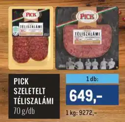 Metro PICK Szeletelt téliszalámi ajánlat