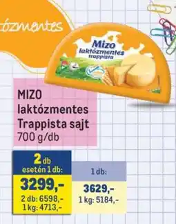 Metro Mizo Laktózmentes Trappista Sajt ajánlat