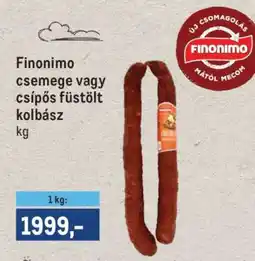 Metro FINONIMO ajánlat
