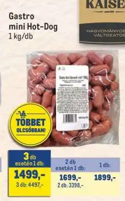 Metro Gastro Mini Hot Dog ajánlat