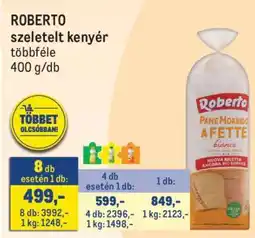 Metro ROBERTO SZELETELT KENYÉR ajánlat