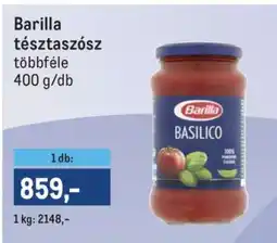 Metro Barilla tésztaszósz ajánlat