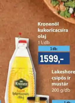 Metro Kronenöl kukoricacsíra olaj ajánlat