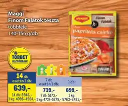 Metro Maggi Finom Falatok tészta ajánlat