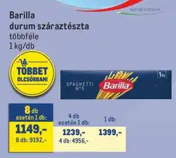 Metro Barilla ajánlat