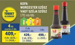 Metro KOFA WORCESTER SZÓSZ VAGY SZÓJA SZÓSZ ajánlat