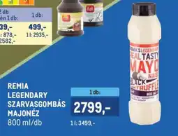 Metro REMIA LEGENDARY SZARVASGOMBÁS MAJONÉZ ajánlat