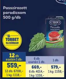Metro Cirio Passata ajánlat