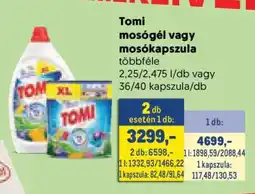Metro Tomi mosógél vagy mosókapszula ajánlat