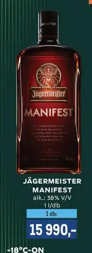 Metro Jägermeister Manifest ajánlat