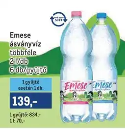 Metro Emese ásványvíz ajánlat